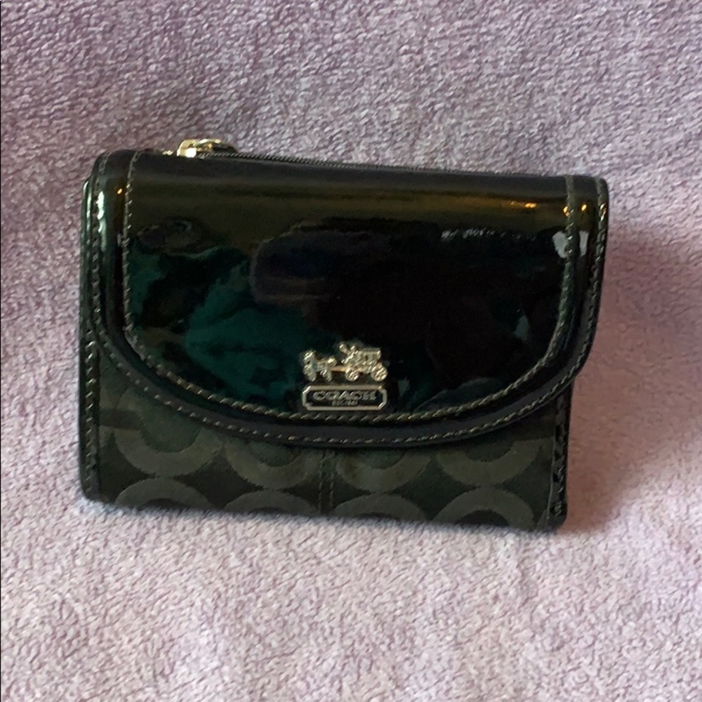 Black Coach Wallet.